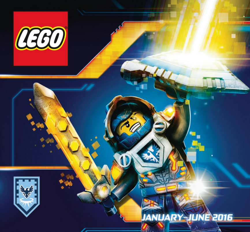 Каталог LEGO 2016 год (1-полугодие) январь-июнь