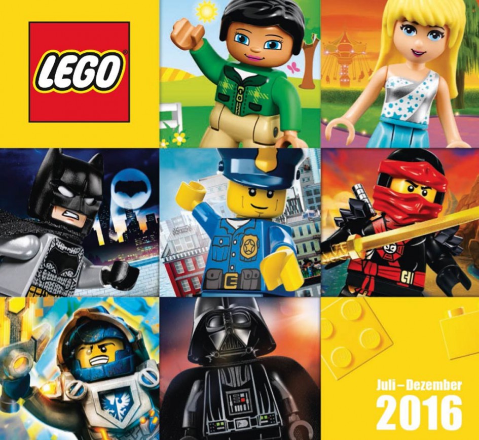 Каталог LEGO 2016 год (2-полугодие) июль-декабрь