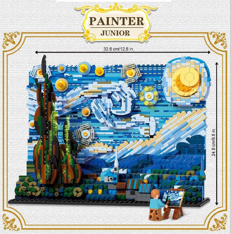 DK 3001 Vincent van Gogh: The Starry Night (Картина Ван Гога. Звёздная ночь)