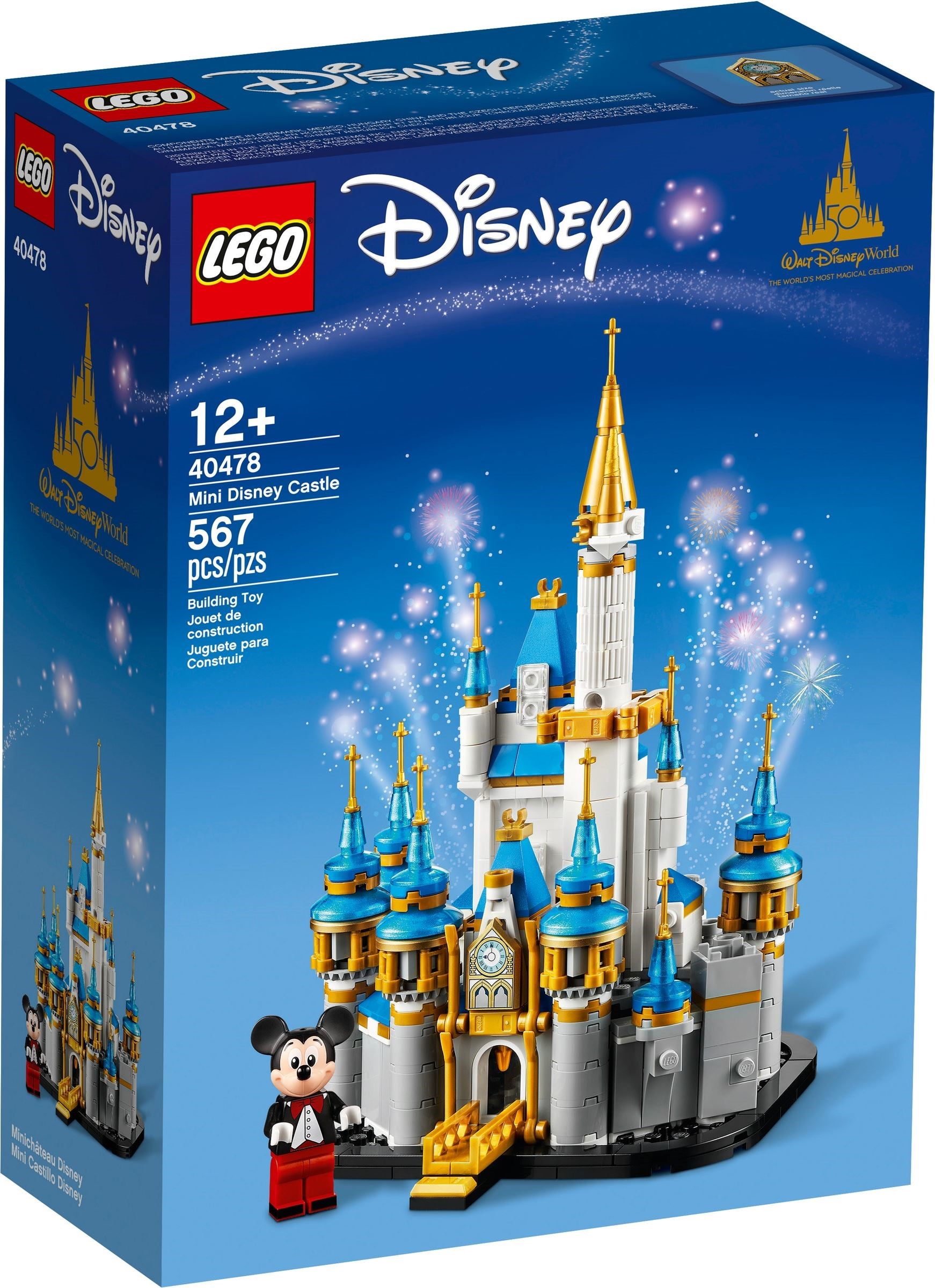 LEGO 40478 Mini Disney Castle (Мини замок Дисней)