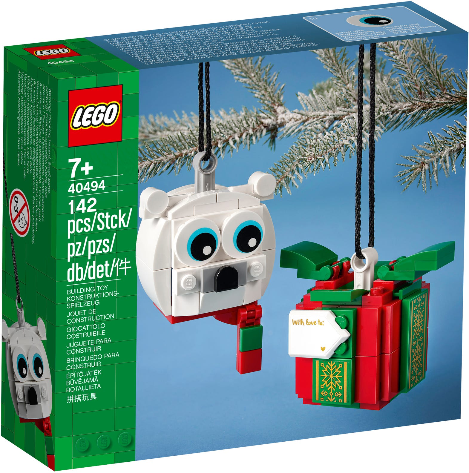 LEGO 40494 Polar Bear & Gift Pack (Белый медведь и подарочная упаковка)
