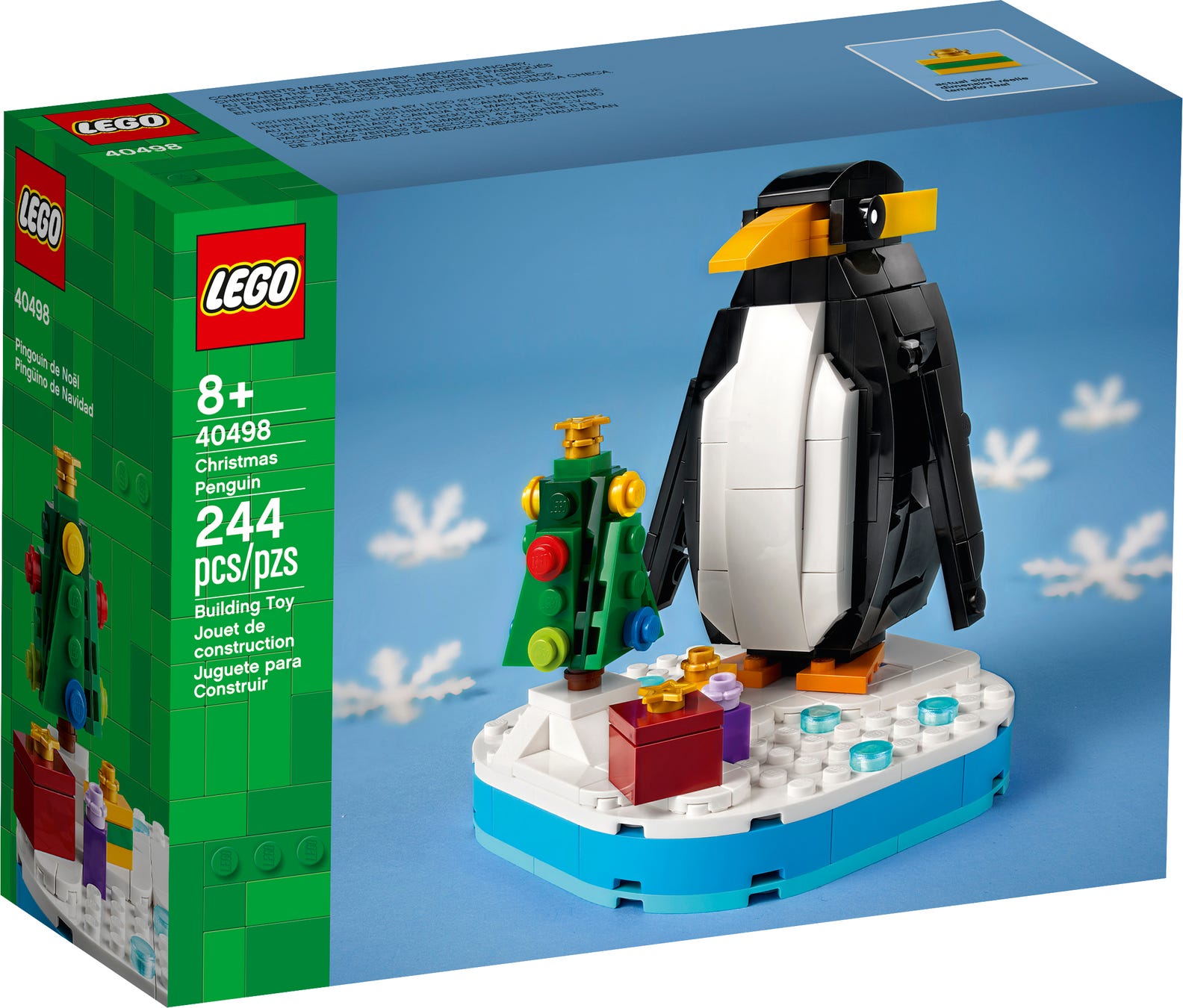 LEGO 40498 Christmas Penguin (Рождественский пингвин)
