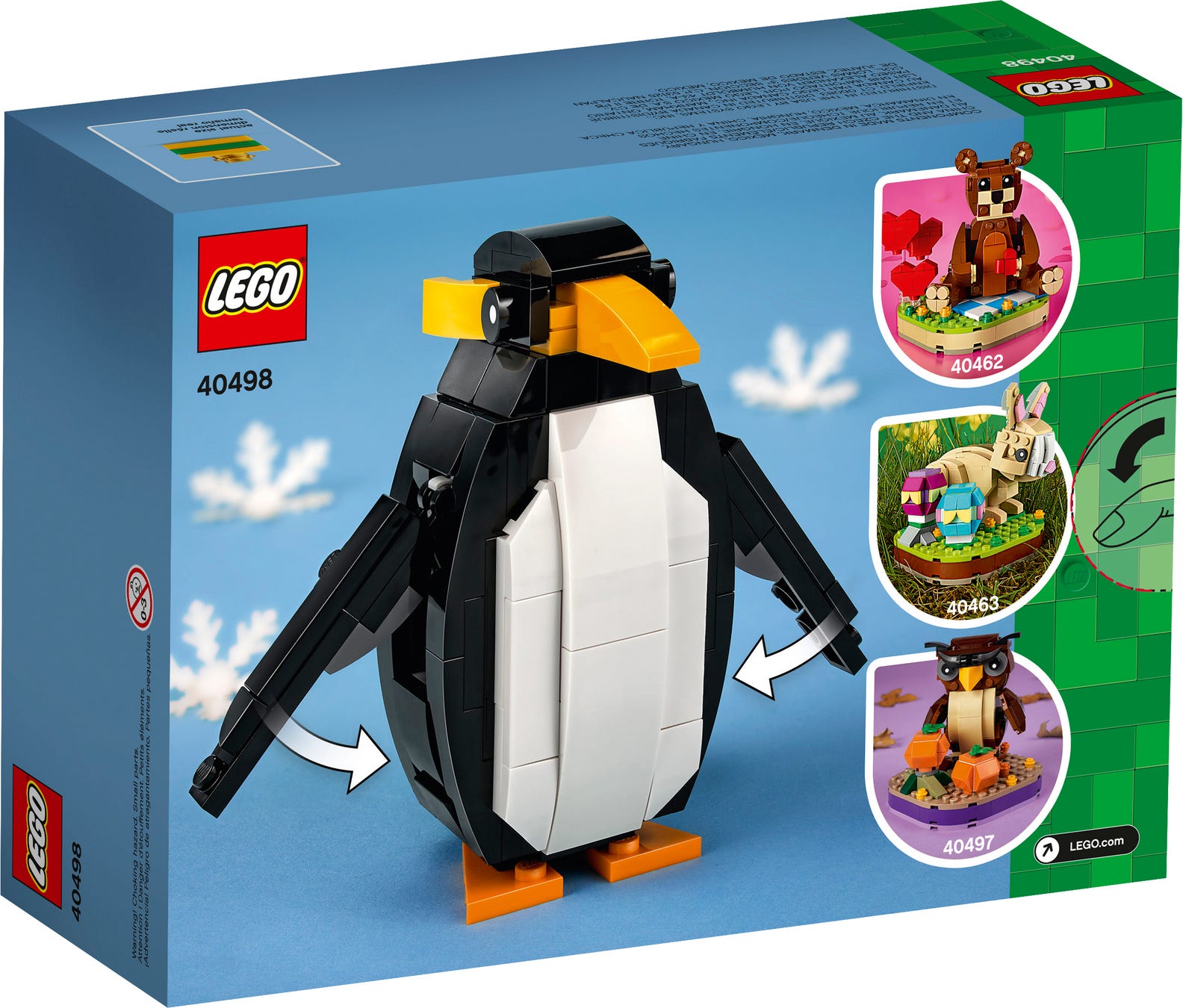 LEGO 40498 Christmas Penguin (Рождественский пингвин)