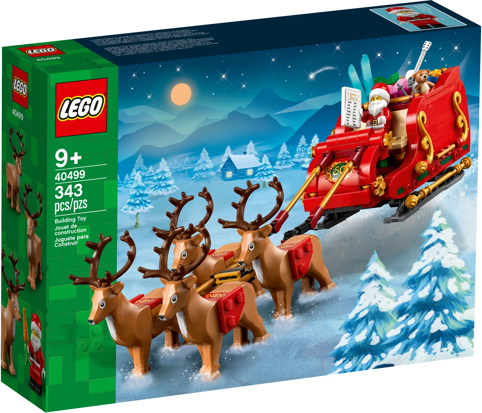 LEGO 40499 Santa’s Sleigh (Сани Санты)