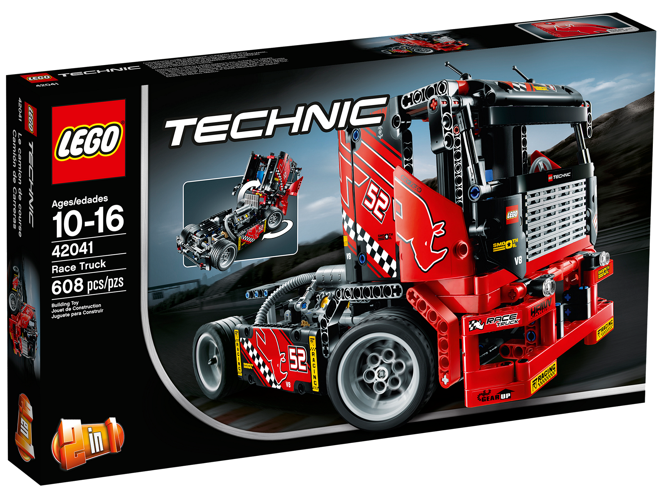 LEGO 42041 RACE TRUCK (ГОНОЧНЫЙ ГРУЗОВИК)