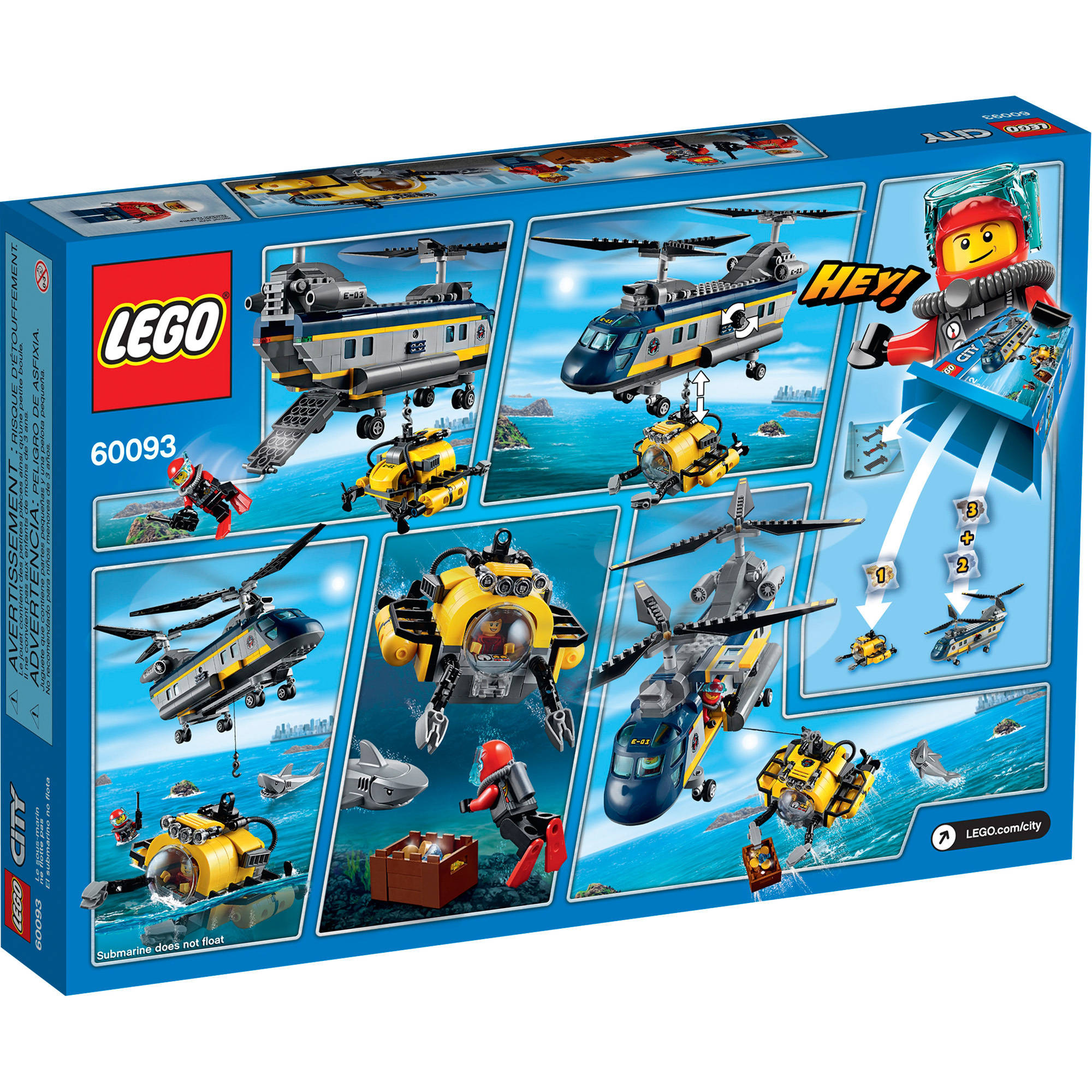 LEGO 60093 DEEP SEA HELICOPTER (ВЕРТОЛЕТ ИССЛЕДОВАТЕЛЕЙ МОРЯ)