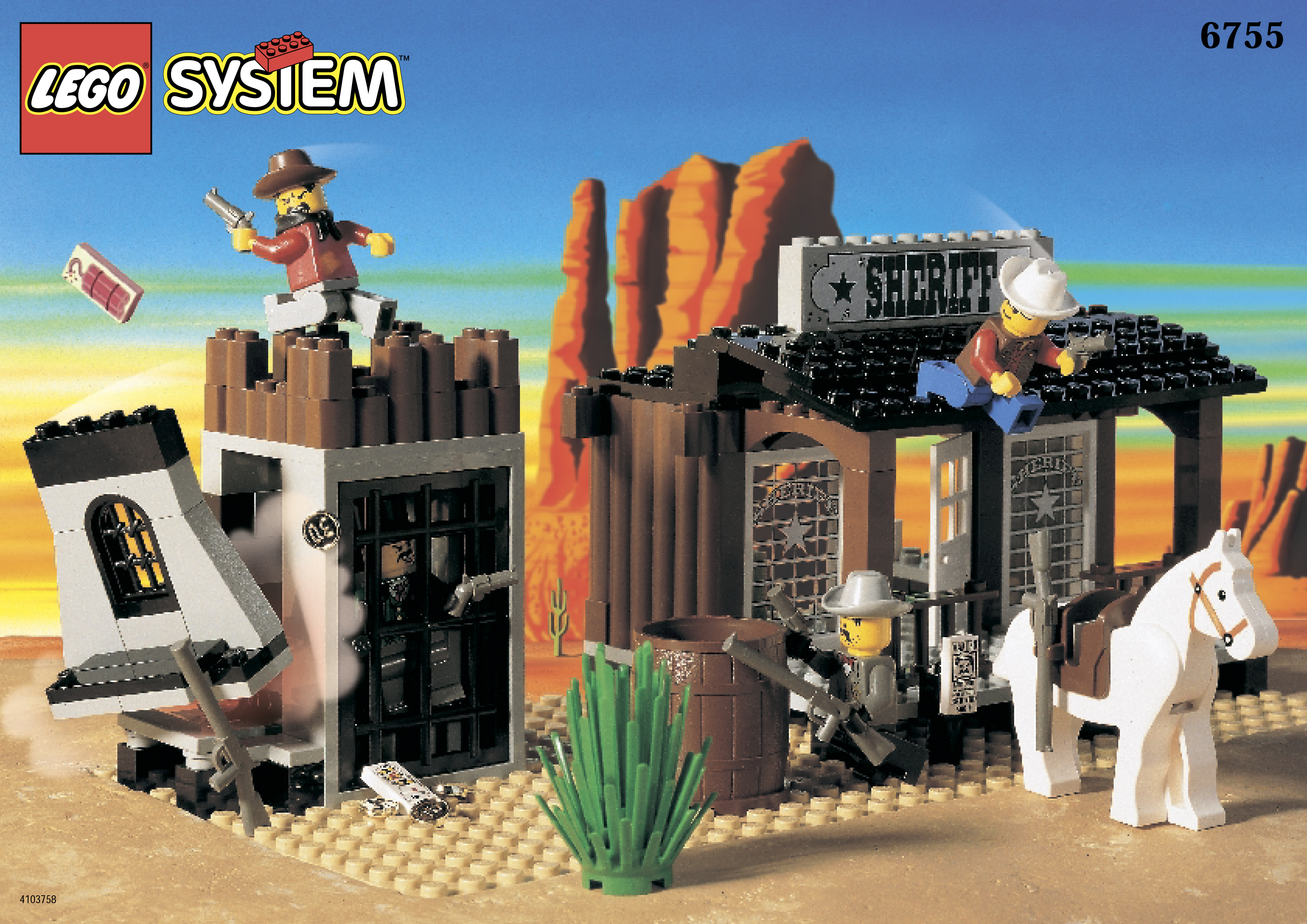 LEGO 6755 SHERIFF'S LOCK-UP (ОФИС ШЕРИФА И ТЮРЬМА)