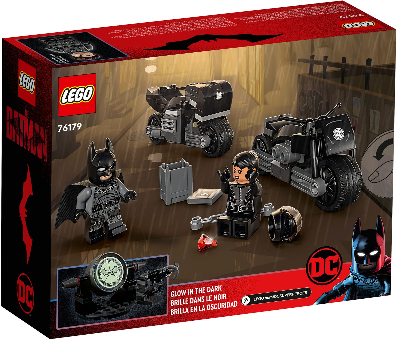 LEGO 76179 Batman™ & Selina Kyle™ Motorcycle Pursuit (Бэтмен и Селина Кайл: погоня на мотоцикле)