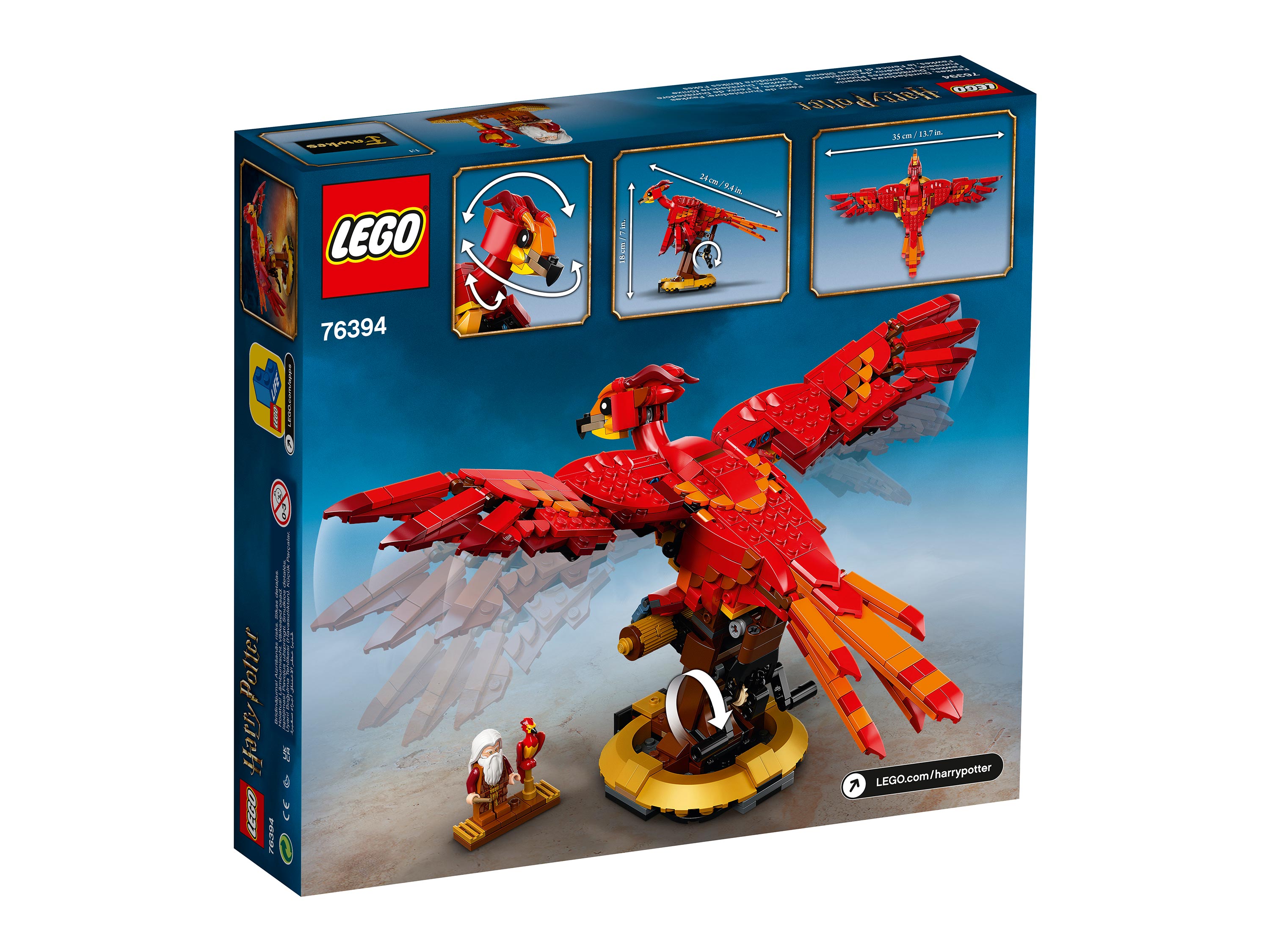 LEGO 76394 FAWKES, DUMBLEDORE'S PHOENIX (Фоукс - феникс Дамблдора)