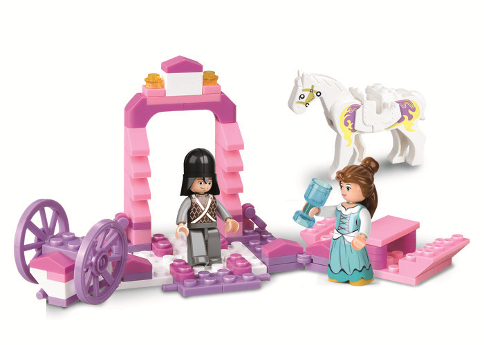 Sluban Fairy Tales Of Winter Carrozza 191C – Set Di Costruzioni, Mattoncini Compatibili, Tema Fiabesco, Multicolore, Modello M38-B0896