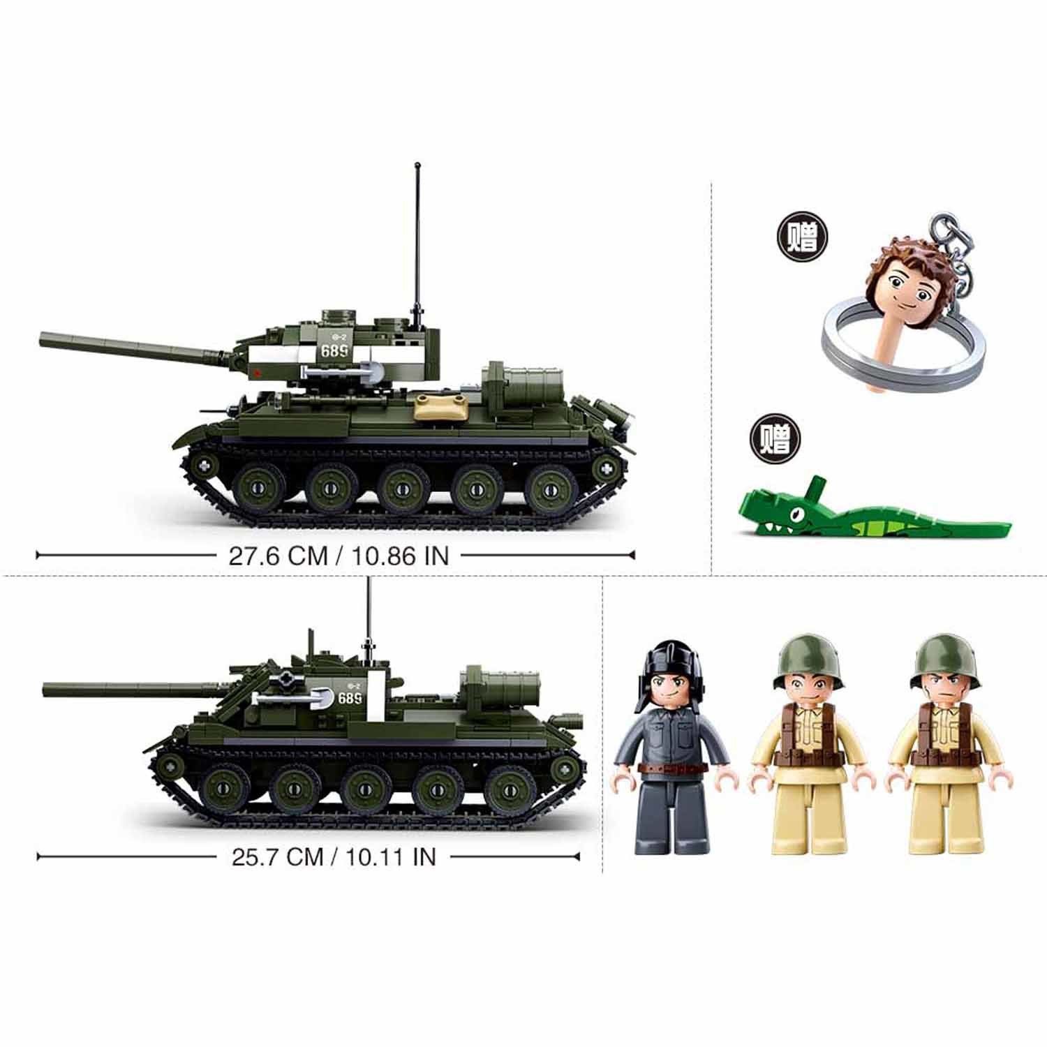 Sluban M38-B0689 Tank T-34 (Танк Т-34)