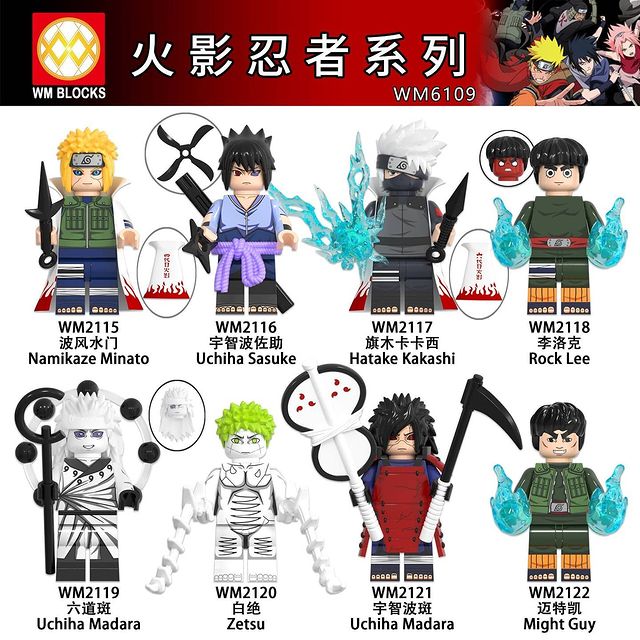 WM6109 Naruto Minifigures (Минифигурки по анимэ Наруто)