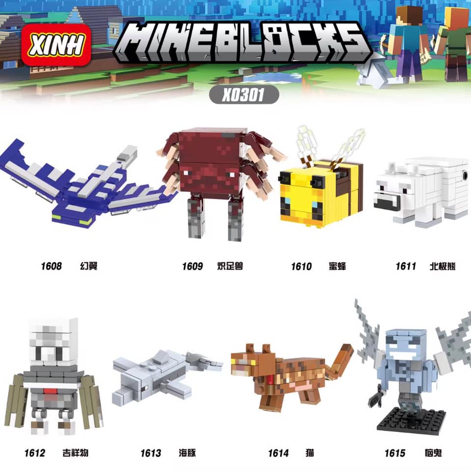 XINH X0301 Фигурки Minecraft