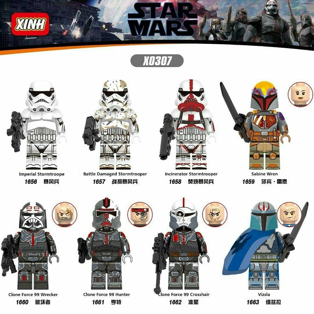 XINH X0307 Minifigures Star Wars (Минифигурки по Звездным войнам)