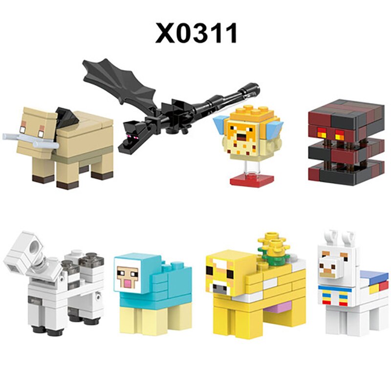XINH X0311 Minifigures Minecraft (Минифигурки по Майнкрафту)