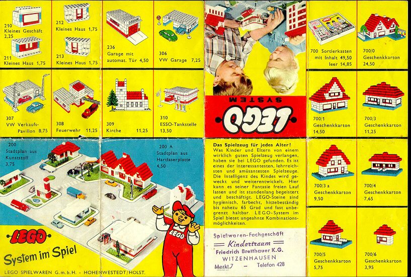 Каталог LEGO 1958 год