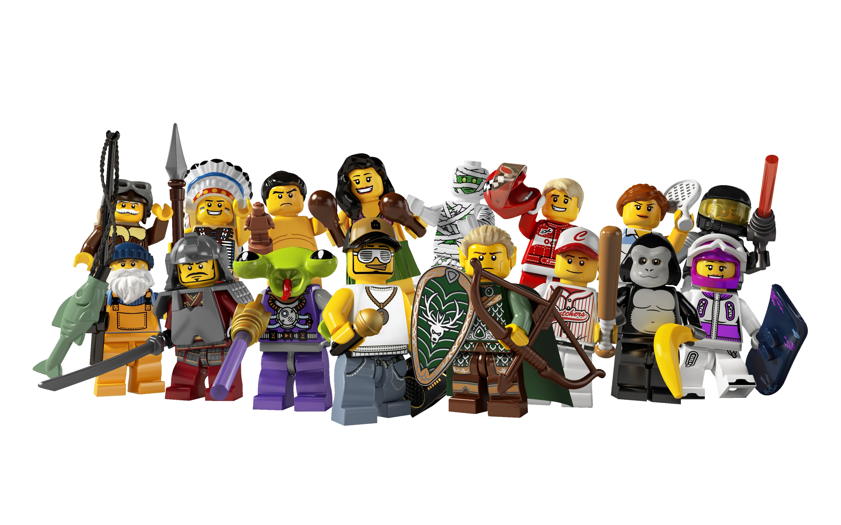 Lego 3308 series 3 collectible minifigures group shot