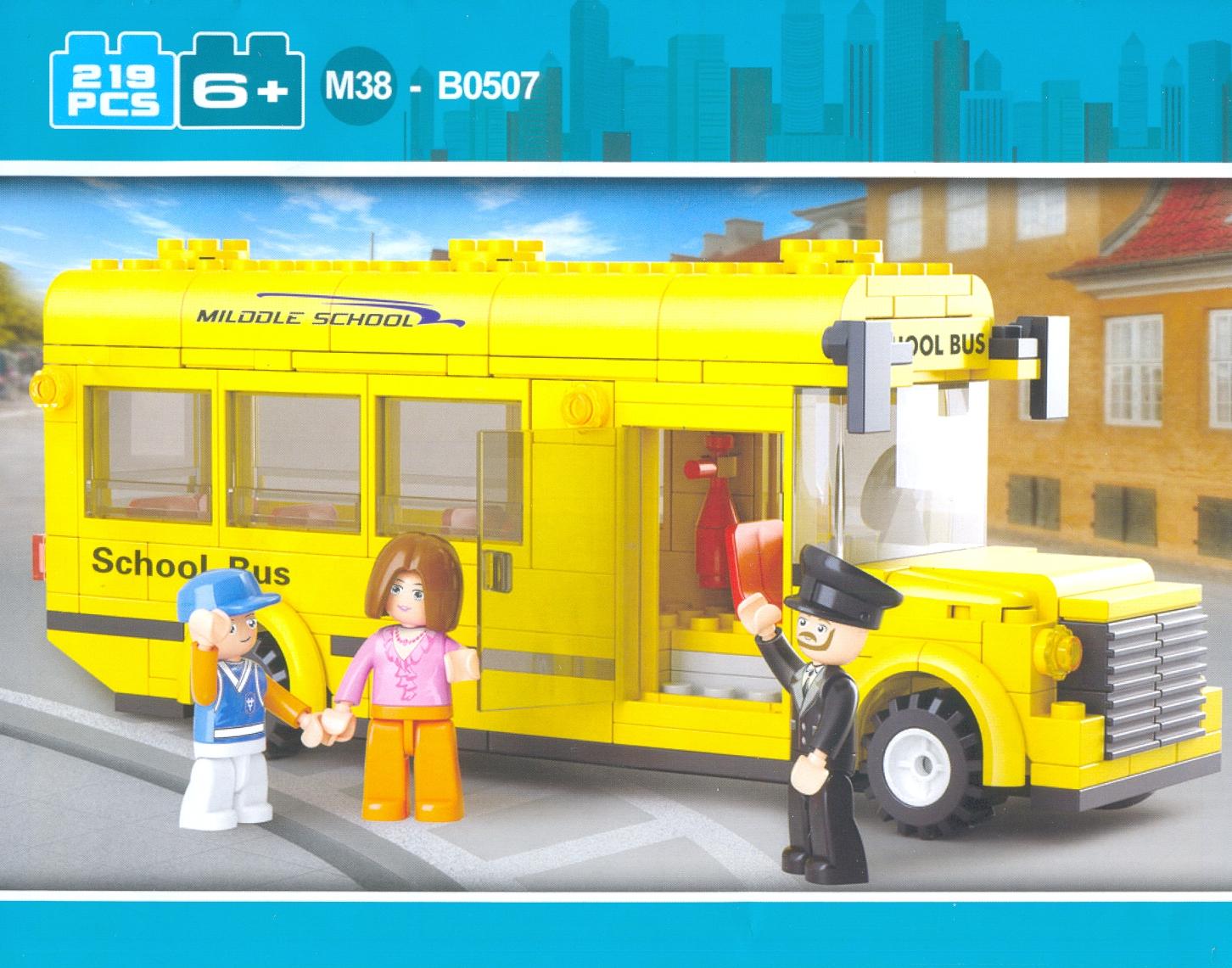 Sluban Bus M38-B0330 – Set Di Costruzioni Con 235 Pezzi, Compatibile Con I Mattoncini Più Famosi