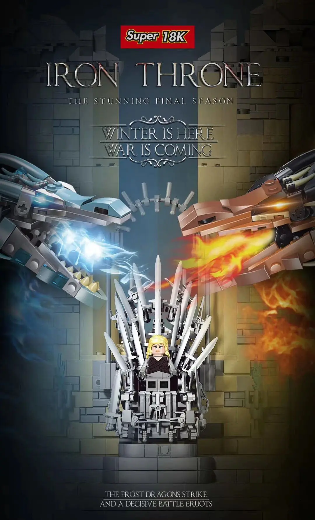 Super 18K K130 Game of Thrones Iron Throne (Железный трон из Игор престола)
